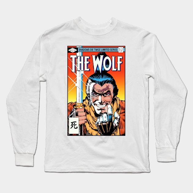 The Wolf v2 Long Sleeve T-Shirt by demonigote